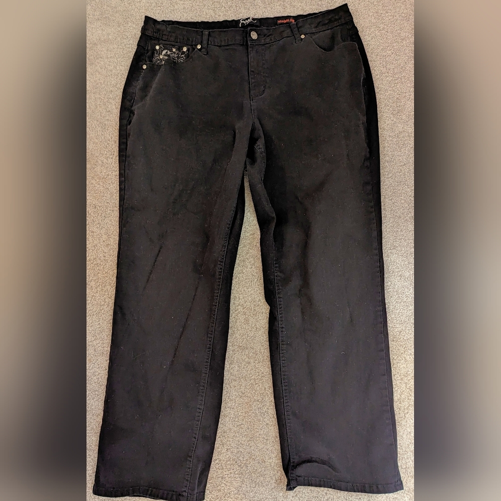 Women's Black Jeans (size 20W)